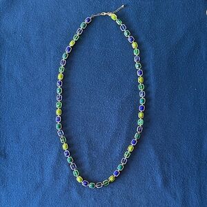 Lia Sophia Vibrant Blue and Green Necklace